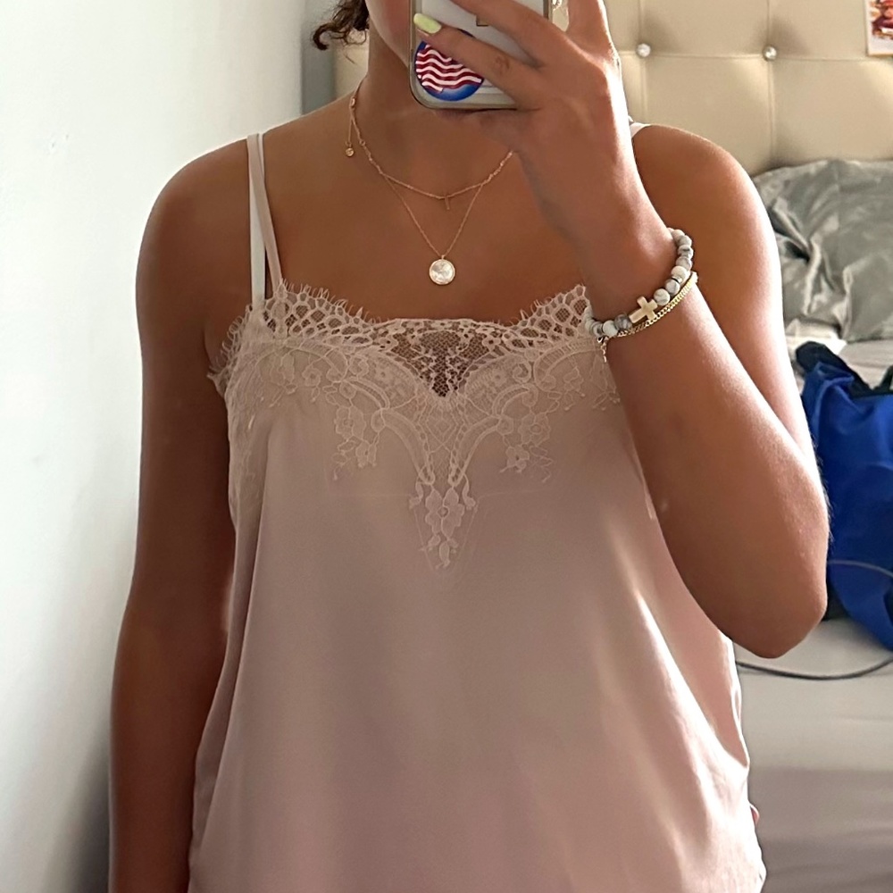 Light Pink Laced Top